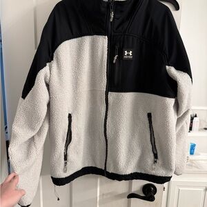 Under Armour Black and Gray Sherpa Jacket